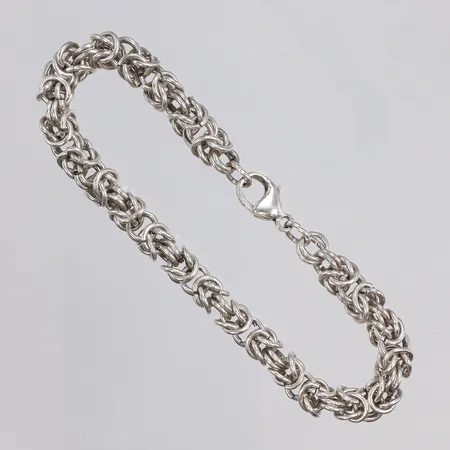 Armband drottninglänk, 18,5cm, bredd 11mm, Silver 925/1000 Vikt: 18,7 g