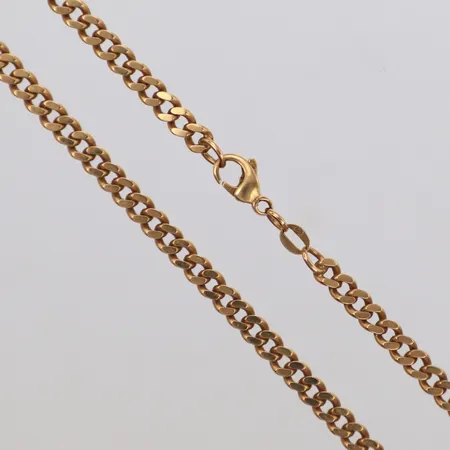 Kedja, pansarlänk, 55,5cm, bredd: 4,2mm, 18K Vikt: 30 g