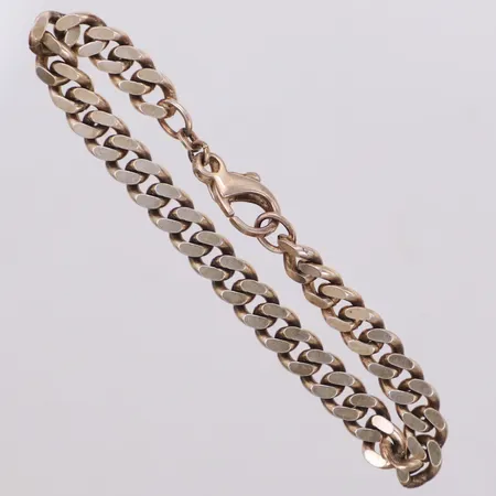 Armband pansar, längd 19cm, bredd 7mm, förgylld silver, 925/1000 silver  Vikt: 21,3 g