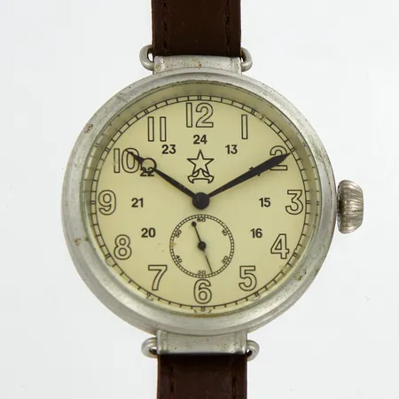 Armbandsur, Pilot Watch Collection, Ø42mm, manuel, läderrem, inga tillbehör 