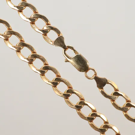 Halskedja Pansar, längd 62cm, bredd 5mm, 14K Vikt: 16,7 g