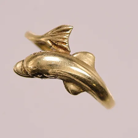 Ring, skev, 14K 2,1g.