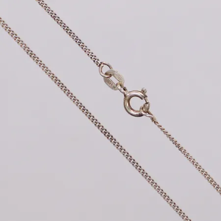 Kedja, Pansar, längd 45cm, bredd 1,2mm, 925/1000 silver Vikt: 1,8 g