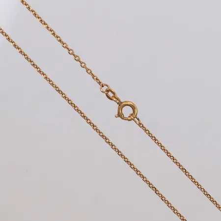 Kedja, ankarlänk, 52cm, bredd: 1,4mm, 18K Vikt: 3,4 g
