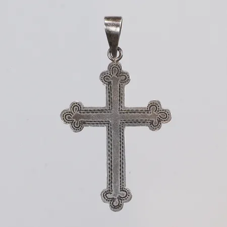 Hänge kors, 45x25mm inklusive hängöglan, Silver 830/1000 Vikt: 1,3 g