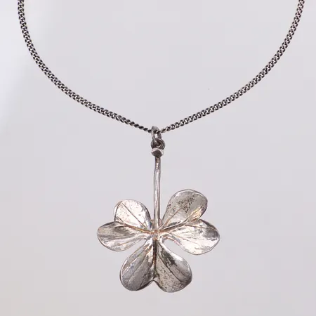 Kedja med hänge, 62cm, bredd: 1,7mm835/1000 silver Vikt: 11,5 g