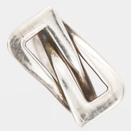 Ring, stl: 17, bredd 21mm, silver Vikt: 6,8 g