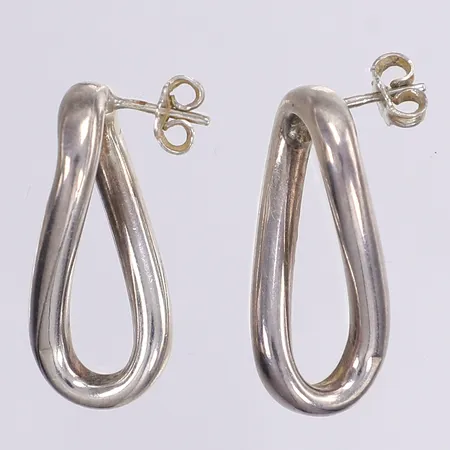 Ett par örhängen, 31x13mm, silver 925/1000 Vikt: 10,2 g