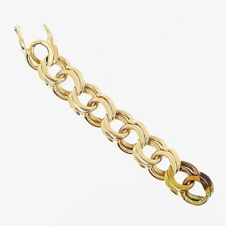 Guldbit, Bismarck, 4cm, bredd 5mm, 18K.  Vikt: 1,6 g