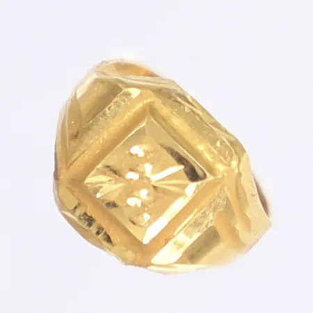Ring, stl ca 10¼, bredd 2-8mm, bucklig, 21K Vikt: 0,3 g