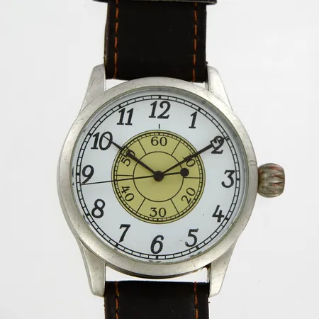 Armbandsur, Pilot Watch Collection, Ø45mm, manuel, läderrem, inga tillbehör 