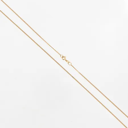 Kedja pansar, 50,5cm, bredd 1mm, 18K Vikt: 3,8 g