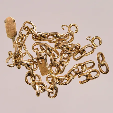 Diverse guld, defekt, 18K 18,6g.