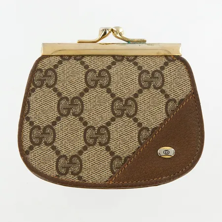 Myntbörs, Gucci, GG Canvas, ca9x10,5x3cm, nummer 904.03.114, Åldersbetingat slitage, inga tillbehör 