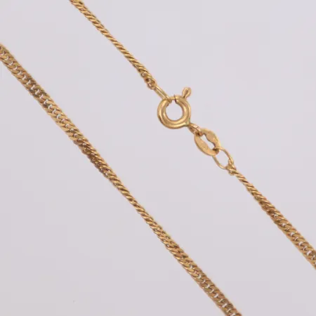 Kedja, pansar, 45,5cm, bredd: 1,8mm, 18K Vikt: 5,2 g