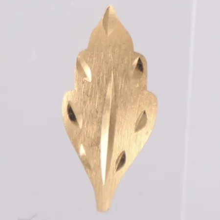 Ett udda örhänge, längd 17,4mm, bredd 8,0mm, snurrebuss saknas, 14K Vikt: 0,3 g