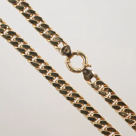 Halskedja Pansar, längd 51cm, bredd 8mm, 14K Vikt: 24,6 g