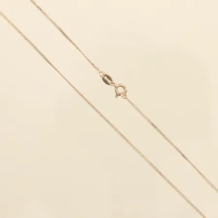 Kedja Pansar, längd 45,5cm, bredd ca 1,2mm, 925/1000 silver  Vikt: 1,8 g