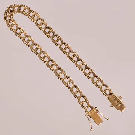 Armband Bismarck, 16,5cm, bredd:5mm, lagad, 18K 7,8g.