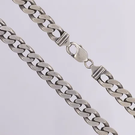 Halskedja pansar, 45cm, bredd 10mm, slitage, silver 925/1000 Vikt: 91,5 g
