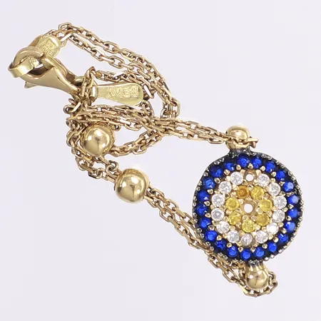 Armband med sten, defekt, 18K Bruttovikt: 4,1g Vikt: 4,1 g