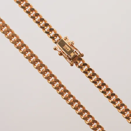 Halskedja Pansar, längd 51cm, bredd 4mm, 18K Vikt: 28,4 g