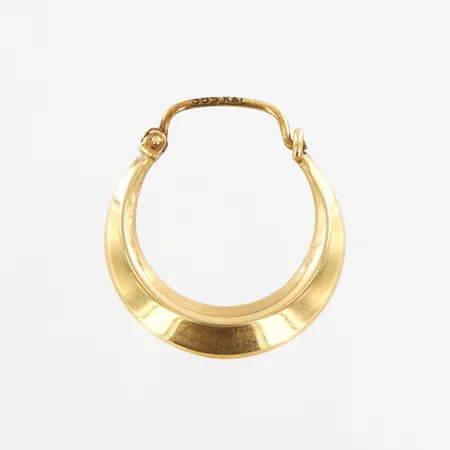 Ett örhänge udda, 17x15mm, 14K Vikt: 0,4 g