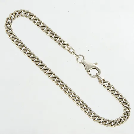 Armband, Pansar, ca 18,5mm, 4mm, 925/1000 Silver Vikt: 8,3 g