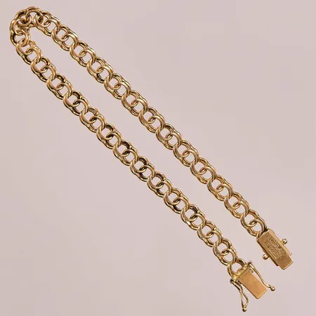 Armband Bismarck, 19,5cm, bredd:5mm, 18K 10,2g.