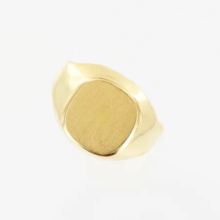 Klackring, stl 18¾, bredd 4-14mm, 18K.  Vikt: 5,5 g
