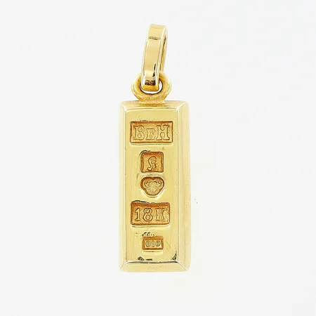 Hänge 26x7mm "tacka", 18K, BEH, 18K Vikt: 5,2 g