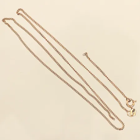 Kedja Pansar, längd 46cm, bredd 1,3mm, defekt, av, 835/1000 silver  Vikt: 2,3 g