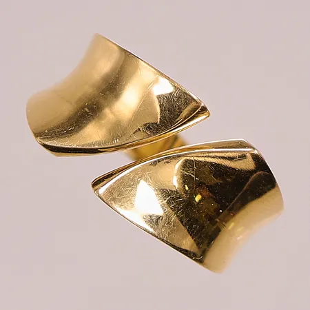 Ring, Ø18½, bredd:11mm, 18K 5,4g.
