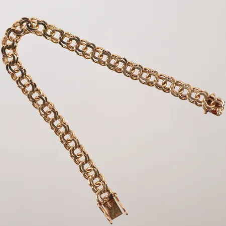 Armband Bismarck, längd 20cm, bredd 6mm, 18K Vikt: 22,8 g