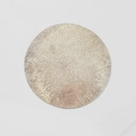 Silverhänge, borstad rondell, Ø34,8mm, GHA, 925/1000 Vikt: 6 g