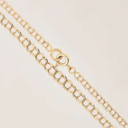 Collier doserad Bismarck, längd 43cm, bredd 3-4mm, 18K  Vikt: 5,4 g