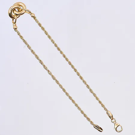 Armband Cordell, Guldfynd, längd 21,5 cm, bredd länk 2 mm, 18K. Vikt: 3,3 g