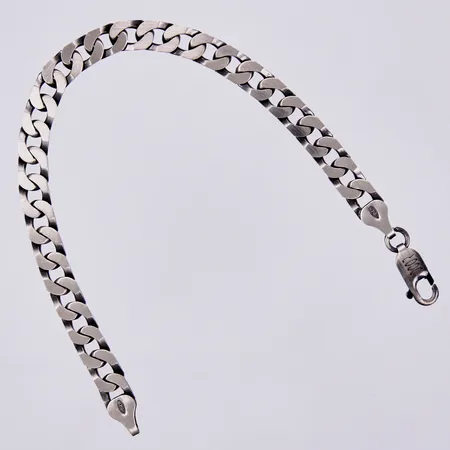 Armband Pansar, längd: ca 18cm, bredd: ca 6mm, GHA, 925/1000 silver Vikt: 10,9 g