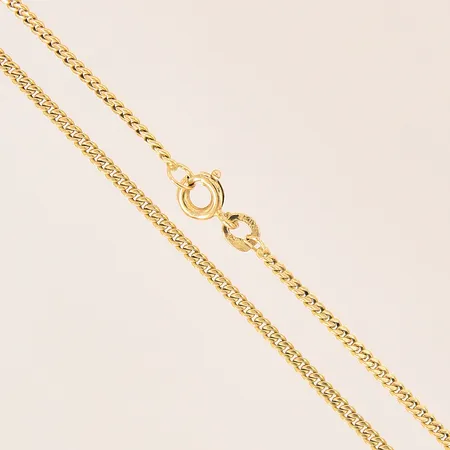 Kedja Pansar, längd 42,5cm, bredd 2mm, 18K  Vikt: 4,3 g