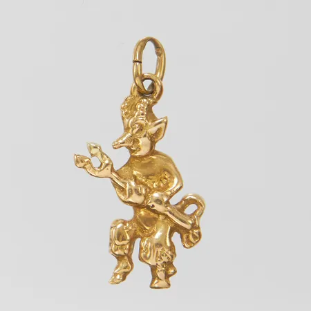 Hänge, Djävulen, 25x22mm, 18K Vikt: 2,7 g
