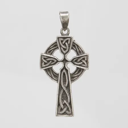 Hänge, keltiskt kors, 41x19mm, silver, 925/1000 Vikt: 3,6 g