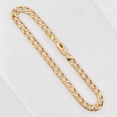 Armband gles Pansar, 23cm, bredd 5,2mm, 18K Vikt: 14,3 g