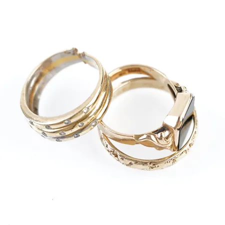 Diverse guld, 18k Vikt: 13,5 g