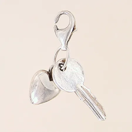 Hänge Nyckel och Hjärta, Thomas Sabo, längd: 20mm, bredd: 2,9-8mm, silver 925/1000 Vikt: 2,7 g