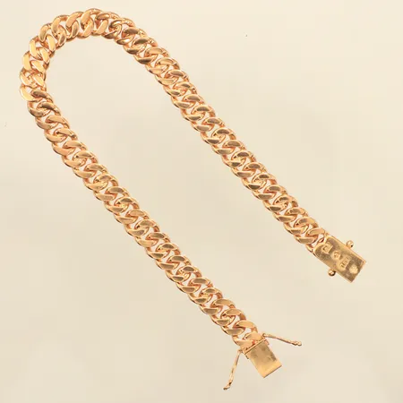 Armband Pansar, längd 21,5cm, bredd 7mm, 18K Vikt: 34,4 g
