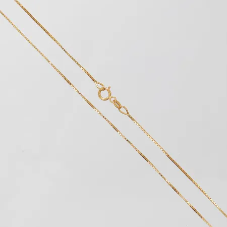 Kedja Venezia, 45cm, bredd: 1mm, 18K Vikt: 2 g