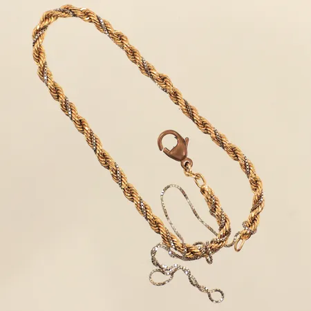 Armband, defekt, lås i oädel metall, 18K Vikt: 4,8 g
