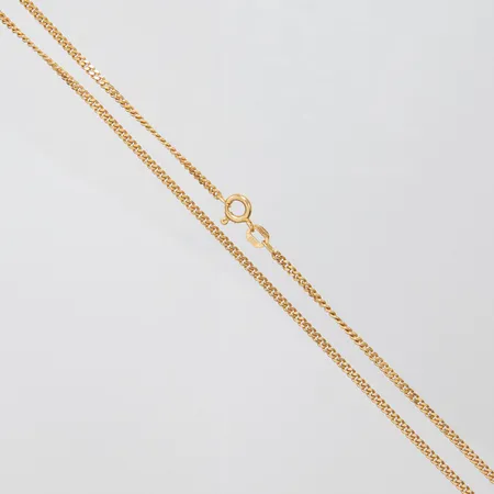 Kedja, Pansarlänk, längd:51cm, bredd:2mm, 18K Vikt: 6,6 g