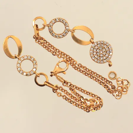 Armband, defekt/ av, 21K Vikt: 5,8 g