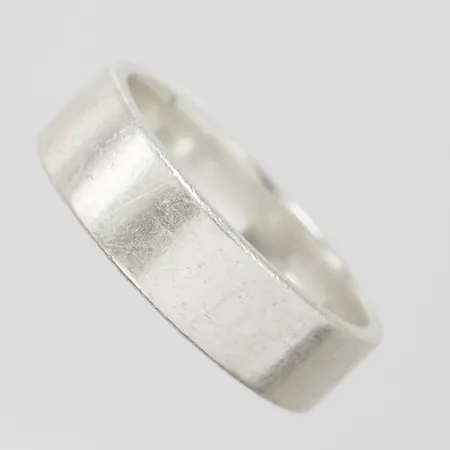 Ring, slät, Ø16, bredd:5mm, repig, S925/1000 Vikt: 3,2 g